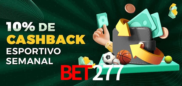 10% de bônus de cashback na Bet277